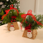 [동영상 제공] 생화 크리스마스 트리 편백 꽃바구니 만들기 diy 키트 : 릴리몰리