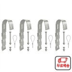 태양광 패널 발코니 후크 304 스테인리스 스틸 장착 브래킷 울타리 모듈 : 다이렉트스토어3