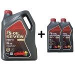 에쓰오일 세븐레드 9 SQ 0W30 4L 1개+1L 2개 가솔린 엔진오일 : 킹오일11