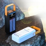 초대용량 다용도  내장 케이블 포함 야외용 태양광 모바일 전원 공급 : 다이렉트스토어3