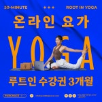 루트인 요가 3개월 수강권 초보 새벽 임산부 저녁 아침 주말 줌 홈트 갱년기 온라인요가 : 루트인요가