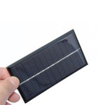 10Pcs 사용자 정의 1W 작은 태양 전지 패널 6V 에폭시 DIY 교육 장난감 광 조명 실험 프로젝트 11060MM : 다이렉트스토어3