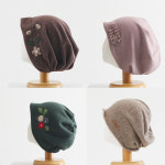 여성 겨울 비니 중년 항암 모자 실내 가을 겨울 두건 : 지오마켓