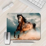 사무용의자,학생의자달리고 있는 말  마우스 패드 노트북 매트 맞춤형 Pc 게임 세트 게이머 설정  키보드   귀여운 사무용품 : 쇼퍼마켓255