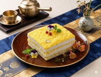 [무거동 떡시루] 쫀득한 콩고물 시루떡 듬뿍 올린 고물 : 자연을담은떡시루