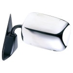 적합 시스템 - 쉐보레 교외/타호/블 /GMC 교외/유콘, 풀사이즈 P-U/GMC P-U, 스테인리스 스틸, 폴드어웨이, 운전석용 H3691 미러 : 해외득템소