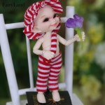 구체관절 인형 무료 배송 realpuki soso bjd 인형 1/13 긴 귀 미소 재미 여자를위한 독특한 기발한 고품질 장난감 최고의 선물 fl... 