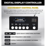 Xprite 42 인치 330 LED 옥상 비상 차량 픽업 대형 포함, 가능한 앰버 트럭 - 조정 점멸 쟁기 바 스트로브 건설 브래킷 화이트 경고등, 견인... 