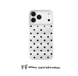 어반소피스티케이션 푸퍼 패딩 폰케이스 Inverse Polka Dots 아이폰 17 Pro : 모어글로벌