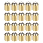 하핑턴 20개 볼 포인트 스프링 플런저 5x6mm 황동 무계단 위치 비즈 도어 찬장 기계 장치 가구용 캐치 래치 : 어디든스토어