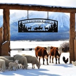 맞춤형 사슴 금속 농장 표지판, 오두막 목장 표지판 야외, 농장, 오두막, 목장, 집들이 선물을 위한 성씨 Farm 01 : 룩스업 글로벌