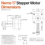 YEJMKJ 3팩 네마 29NM 33MM 고토크 2상 3D 프린터 30 42 모터 24MM 41 07온스 바이폴라 로봇 케이블 CNC 샤프트 인치 17 리드 DIY 1M... 