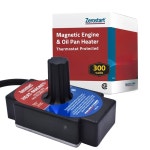 제로스타트 3400021 마그네틱 엔진 블록 히터 온도 조절기 보호 | 오일 팬, 변속기 및 엔진용 300와트 6피트 코드, 120볼트, CSA 인증 획득... 