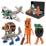 WDYTWFA 5-in-1 브레인로트 720피스 이탈리아 브레인로트 빌딩 블록 퉁퉁 사후르 바이럴 밈 교육용 빌딩 키트 크리스마스 장식 선물용 6세... 