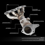 07-12 Altima 2.5L, EPA 적합, OEM-CONV-006과 호환되는 DNA 모터링 촉매 변환기 배기 파이프 교체 1 02-06 NISSAN ALTIMA MT : 쎈텀마켓