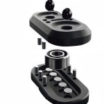 최신 올빼미 피젯 스피너 자석 푸시 슬라이더 핸드 금속 EDC 데스크 장난감 사무실용 성인 및 어린이용 : 바이셀식스티나인