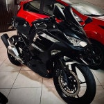 400 300 EX400 2018 23 오토바이 앞 유리 윈드 스크린 400 250 300 윈드 스크린 Bright Bla Bla : 바로사요샵