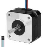 YEJMKJ 네마 17 1M 4와이어 5MM 82온스 CNC 2상 26NM 36 샤프트 고토크 머신용 프린터 로봇 0A 26MM 케이블 24MM 모터 바이폴라 인치... 