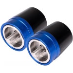 6R 636 ZX10R H2R/H2/VN650 ZX 4RR 650/ZX10RR/Z900 17 25 7 / 500/ZX4R용 오토바이 핸들바 엔드 웨이트 Bla : 바로사요샵