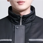 파브 WM-J6503 그레이·네이비 야광테이프 겨울작업복 점퍼 유니폼 : 와따유니폼