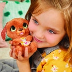 파리얼 간식 먹고 싶어 아기 강아지, 애니매트로닉스 인형, 목소리와 소리에 반응하는 인터랙티브 애완동물 : MUSUBI