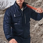 겨울 작업복 정비복 방한복 정비 점버 잠파 노가다 복 상의 근무복 패딩 작업 아우터 방한 : 움이스토어