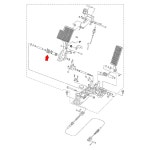 야마하 G29 (2007-2011) 전기 또는 가스 골프 카트 JW1-F7825-00용 10L 0L 브레이크 페달 비틀림 리턴 스프링 : 글로벌팩토리25