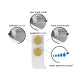 BIDETBIDET 좌/우 리버서블 담수 디럭스(뉴 오프 화이트 컬러) 비전기... 부착, 노즐 힌지 디자인으로 좌우 측면 제어 전환 가능. : 블리츠허브002