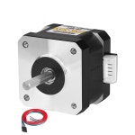 YEJMKJ 네마 17 샤프트 모터 34MM 07온스 41 29NM 프린터 머신용 케이블 5MM 인치 42 1M CNC 2상 3D 4A 4와이어 로봇 바이폴라 DIY... 