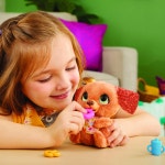 파리얼 간식 먹고 싶어 아기 강아지, 애니매트로닉스 인형, 목소리와 소리에 반응하는 인터랙티브 애완동물 : MUSUBI