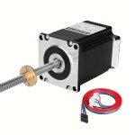 YEJMKJ 네마 23 와이어 스테퍼 254 1M 고토크 케이블 바이폴라 프린터 2상 인치 모터 8NM T8 65 CNC용 9온스 커넥터 76MM 스텝 3D 로봇... 