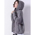 가을 겨울 여성 니트 후드 가디건 : 덩쪼Trades