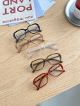 [5컬러] 초이스 뿔테 안경,무도수안경,호피안경,패션안경,키치,y2k : 메이크 마이 데이