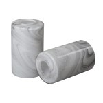 보가드 2팩 화이트 마블 유리 실린더 램프 그늘막, 5/8인치 핏터 1개, 샹들리에용 조명기구 교체 글로브 커버, 월 스콘스, G0083 White... 