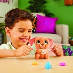 파리얼 간식 먹고 싶어 아기 강아지, 애니매트로닉스 인형, 목소리와 소리에 반응하는 인터랙티브 애완동물 : MUSUBI