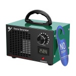 냄새 제거기 60,000mg/h, 온도/습도 디스플레이가 있는 산업용 가정용 기계, 방, 연기, 자동차, 반려동물, 지하실, 농장(녹색)의 제거 : 해구대천국