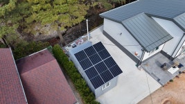 충남 서산 해미면 전원주택 콘테이너경사지붕형 가정용태양광 3KW 전국설치 : 에이스솔라에너지