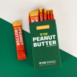 무가당 짜먹는 100프로 땅콩버터 소포장 스틱 소분 12개입 : 식화점
