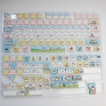 G1707 먼작귀 키캡 귀여운 키보드 135  mao 하치와레 치이카와 우사기 선물 꾸미기 : 쿠마네상점