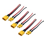 6PCS XT30 피그테일 휴대용 태양광 RC 패널용 케이블 3여성 연장 10CM 코드 전원 3남성 커넥터 배터리 16AWG 발전소 남성 : 바로몰짱