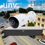 [파노라마] 유니뷰 500만화소 와이드뷰 넓은화각 공장 축사 주차장 농장 외부 CCTV 세트 자가설치 : CCTV멀티샵