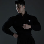 카미드 머슬핏 헬스긴팔 러닝하프집업 반집업 : 카미드carmid