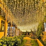 크리스마스 줄조명 인테리어 무드등 트리전구 LED 별조명 야외 캠핑 태양열 야외 LED 스트링 조명 화환, 10m 방수 요정 조명, 꽃줄 램프... 