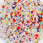 랜덤 믹스 유리 비즈 스페이서 DIY 팔찌 목걸이 보석 재료, 바느질 자수 G0235, 2-7mm, 20g : Hwasunlogis