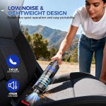 eAj 필리고 핸드헬드 진공 무선 충전식 2단 모드| 충전 도크가 있는 3-in-1 휴대용 무선 청소기, 카 홈 오피스 및 반려동물 털 블루  Blue... 