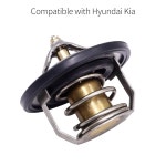 HiSport 255002B000 엔진 냉각수 온도 조절기 어셈블리, 현대 코나 벨로스터 : 허니16호호