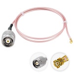 POBADY L1 안테나 19 RG178 점퍼 네트워크 케이블 무선 TNC 여성용 확장 50CM 장치용 69IN 커넥터 저손실 동축 50옴 남성 : 바로몰짱