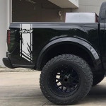 [누리정비]Hilux Frontier Isuzu RAM Ranger GMC, 범용 자동차 테일 장식 데칼 액세서리 용 4X4 픽업 트럭 트렁크 스티커 : 삼정윤상사