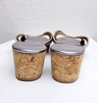 J0003 지미 추 뱀피 코르크 슬리퍼  (240) : 호호폽