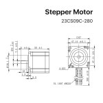 VOREAL Nema23 스테퍼 3D 머신 57mm 4-리드 CNC 프린터 여유롭게 조각 케이블 2.8A 밀링 90Ncm 사용 모터 2상 가능 : 세레네스트